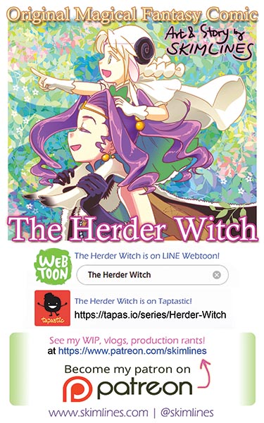 Magical fantasy The Herder Witch on Webtoons